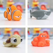 It can drink and spray water. 8 Pcs Set Baby Bath Toys Finding Nemo Dory Fish Float Spray Water Squeeze Toys Soft Rubber Bathroom Play Animals Bath Figure Toy Bath Toy Aliexpress