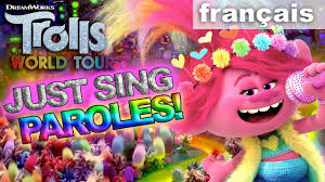 Voir plus d'idées sur le thème paroles de chansons, chanson, parole. Les Trolls 2 Tournee Mondiale Chantez Paroles Youtube