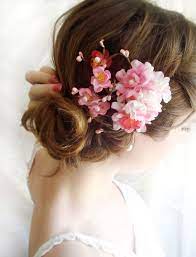 Hot Pink Cherry Blossom Hair Clip Devotedly Bridal Etsy Pink Flower Hair Clip Pink Flower Hair Pink Hair Clips
