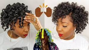 Finally Successful Wave Formers On Short 4c Hair Heatless Waves Youtube