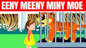 Eeny, meeny, miney, moe catch a tiger by his toe, if he squeals, let him go, eeny, meeny, miney, moe. Eeny Meeny Miny Moe Nursery Rhyme With Lyrics Tickling Toddlers Youtube