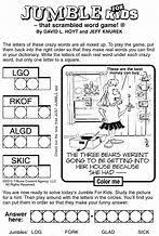 Free daily printable jumble puzzles. 54 Jumble Puzzle Ideas Jumble Puzzle Jumbled Jumbled Words