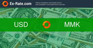 usd to mmk currency exchange rates