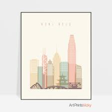 Browse thousands of art pieces in categories from fine art to pop culture or create your own. Hong Kong Art Print Skyline Pastel Cream Art Prints Vicky
