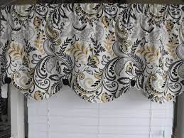 Give your room a quick and dramatic transformation with some valances. Custom Valances Shaped Valance Curtain Valance Curtains Window Treatments Blue Or Yellow Window Valance Yellow Gray Or Blue And Green Curtains Window Treatments Home Living Vadel Com
