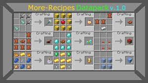 Then, put the last plank in the second box of the last row. More Recipes Minecraft Data Pack