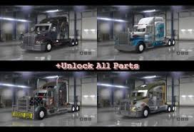 Gamers who are looking for new euro truck simulator 2 mods can expect mods that can enhance the game's graphics and textures. Unlock All Parts Truck Trailers V 2 0 Gamesmods Net Fs19 Fs17 Ets 2 Mods