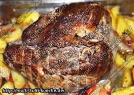 Kleine familien und einzelpersonen brauchen auf einen braten im backofen nicht zu verzichten, wenn die möglichkeit zum einfrieren besteht. Schweinebraten Schweinenuss Im Backofen Multi Kulti Kueche De