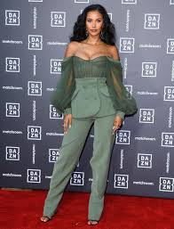 Photogallery of maya jama updates weekly. Maya Jama Wore Azzi Osta To The Dazn X Matchroom Vip Launch