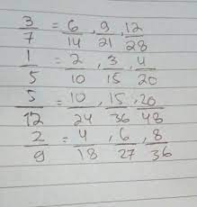 Tentukan 3 pecahan yang senilai dengan 3 per 36. Tentukan Tiga Pecahan Yg Senilai Dengan Pecahan Pecahan Berikut Ini 3 7 1 5 2 9 5 12 Brainly Co Id