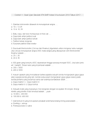 Selasa, 9 maret 2021 10:12. Soal Pra Un Inggris Kelas 9 Tahun 2014 Jawabanku Id