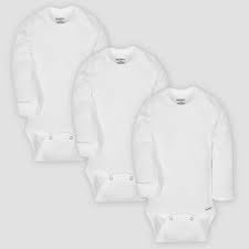 Gerber Baby Organic Cotton 3pk Long Sleeve Onesies Bodysuit With Mitten Cuff White Newborn Target See the best & latest gerber onesie coupon on iscoupon.com. gerber baby organic cotton 3pk long sleeve onesies bodysuit with mitten cuff white newborn