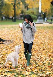 Anthropologie Petite Poncho Sweater Hunter Rain Boots Autumn Fashion Style