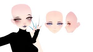 Mmd Tda Head Edit Download By Saltiestsatan On Deviantart Anime Character Design Interesting Faces Anime Hair