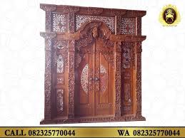 Memiliki serat berkualitas yang sangat halus dan bobot yang. Pintu Gebyok Kayu Jati Ukir Jepara Model Terbaru