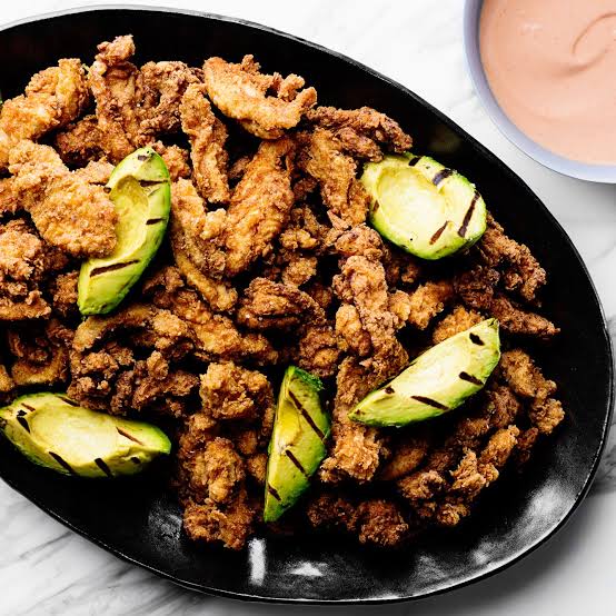 House Fried Chicken With Avocado