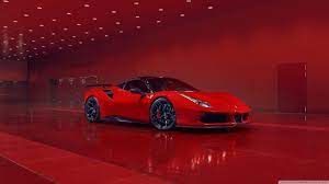2018 Ferrari Red Car Ultra Hd Desktop Background Wallpaper For 4k Uhd Tv Multi Display Dual Triple Monitor Tablet Smartphone