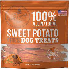 Wholesome Pride Pet Treats Sweet Potato Fries Dog Treats Review Fried Dog Sweet Potato Fries Dog Treats