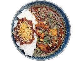 岩本町 カレーノトリコ のあいがけカレーは 牛すじドライカレーとインド風カレーを一度に楽しめるという贅沢な一品 辛さの段階も1辛から180辛まであり 初めての人は10辛まで注文できるそう カレー レシピ レシピ カレー
