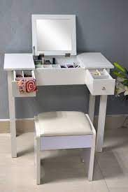 White Wooden Vanity Dressing Table On Hautelook Mebel Meja Rias Rumah