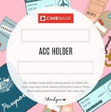 Kamu bisa klik menu tersebut untuk cek rekening bank kamu. Koleksi Template Akaun Bank Versi Cute Dan Bunga Bunga In 2021 Lettering Dark Wallpaper Iphone Blue Wallpaper Iphone