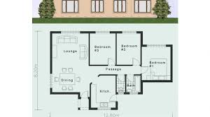 The living space is open front to back. Simple House Plans Clutter Free 3 Bedroom House Plans Nethouseplansnethouseplans