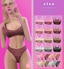 Downloads » female » underwear (605 found). Sims 4 Cleo Underwear Set Best Sims Mods