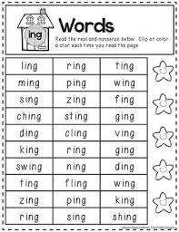 Ing Word Family Activities Word Family Activities Ing Words Word Families