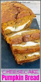 Cream Cheese Stuffed Pumpkin Bread Recipe Pumpkin Bread Sour Cream Muffins Cream Cheese Bread