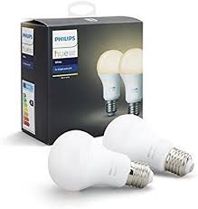 Philips Hue White E27 Led Lampe Doppelpack Dimmbar Warmweisses Licht Steuerbar Via App Kompatibel Mit Amazon Alexa Echo Ech Led Lampe Led Led Leuchtmittel