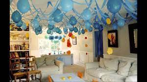 Decorating for a birthday party can be a little daunting, especially if you've never done it before! Living Room Simple Birthday Decoration At Home Novocom Top