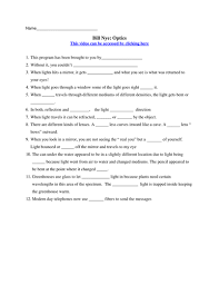 Here is one example of a worksheet students may use while interacting with the simulations. 35 Bill Nye Static Electricity Video Worksheet Worksheet Resource Plans