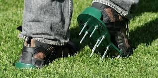 There are five commonly used different pieces of equipment to aerate your lawn: 3 Straps Lawn Shoes 1 Pair Of Lawn Aerator Sandals Soil Loosening Aerator Spiked Shoes Gardening Tool Home Decor Home Ekbotefurniture Com