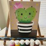 Painting and Pizza: Paint a Succulent! - Ages 9+