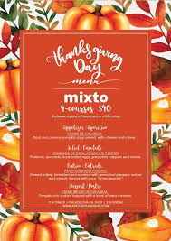 Check spelling or type a new query. Thanksgiving Feast Mixto Restaurante
