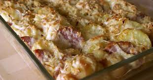 Saucisse De Morteau En Gratin De Pommes De Terre Et Beaufort Recette Par Chef Simon Recette Gratin Pomme De Terre Gratin De Pommes Saucisse De Morteau