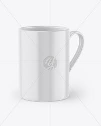 Download Glossy Mug Mockup In Cup Bowl Mockups On Yellow Images Object Mockups PSD Mockup Templates