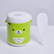 Its container can store less rice than an average rice cooker. Visit To Buy 3cups Cute Multifunctional Electric Mini Rice Cooker 220v For House Smart Rice Steamer Student Electric Lunch Box G Rice Cooker Lunch Box Cooker