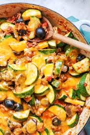 Zucchini And Ground Beef Skillet Recipe In 2020 Dinner Casseroles Recipes Easy Skillet Meals