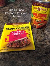 Old El Paso Slow Cooker Chipotle Chicken Tacos Slow Cooker Chipotle Chicken Chipotle Chicken Chipotle Recipes Chicken
