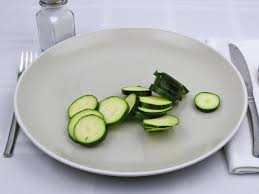 Maybe you would like to learn more about one of these? Calories In 0 75 Cup Of Zucchini Courgette Fresh