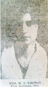 Welland History » Gallery » Early Citizens » Early Citizens Mrs W S Thomas  Port Robinson 1921--227