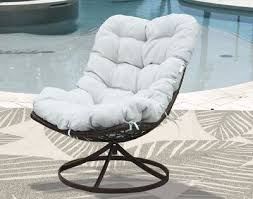 Panama Jack Accents Swivel With Cushions Wayfair In 2020 Patio Loveseat Outdoor Swivel Chair Wicker Patio Chairs