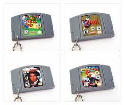 Cartridge size varied from 4 mb (32 mbit) (e.g. Various Nintendo 64 N64 Cartridge Keychain Etsy