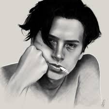 Portrait i drew of Cole Sprouse aka Jughead :) : r/riverdale