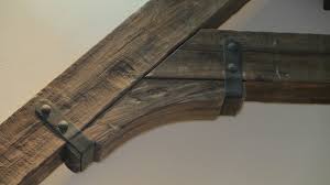 Free delivery and returns on ebay plus items for plus members. Rustic Distressed Wooden Beam With Rustic Industrial Hardware Wooden Beams Beams Wood Beams