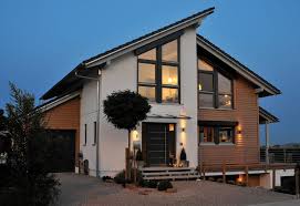 Fertighaus Mit Holz In 2020 Schworer Haus Modernes Haus Aussen Pultdachhaus