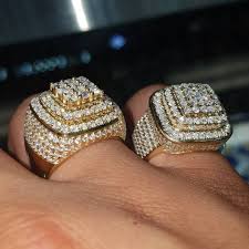 New 14k Vvs Diamond Rings Vvs Diamond Diamond Ice Rings For Men