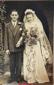 Gladys and Jack Wells St.Peters church 7th June 1947