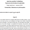 Les élèves de 1re générale et technologique passent le bac de français à la même date. 1